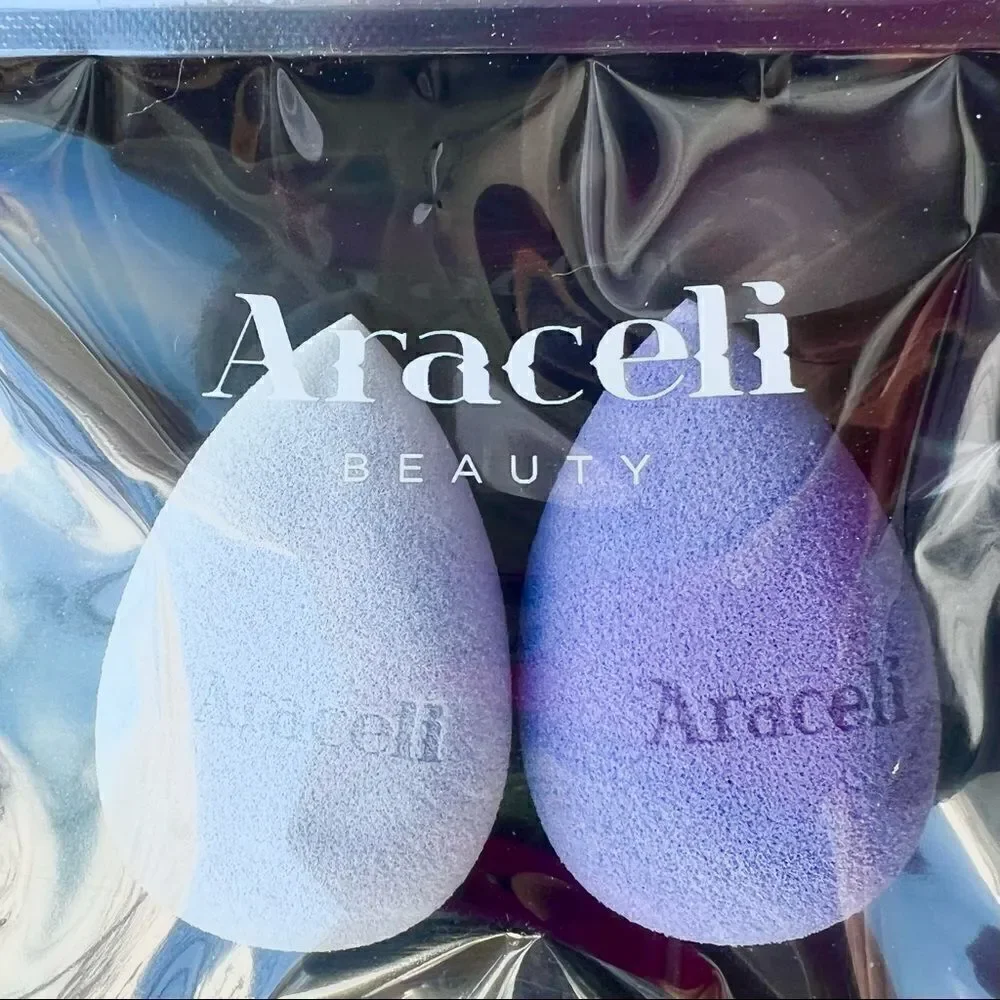 Bella Sponge Two Pack by Araceli Beauty, Makeup Blender Set New in Package